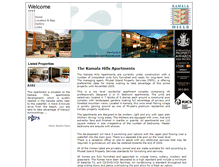 Tablet Screenshot of kamala-apartments.com